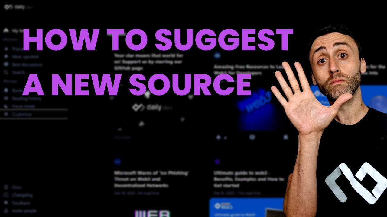 How to Suggest a new Source ?