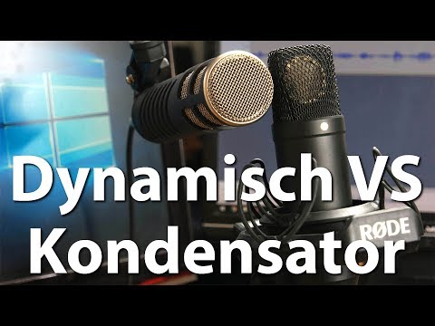 Dynamische vs Kondensator-Mikrofone - Vorteile, Nachteile und - Unterschiede beim Raumhall?