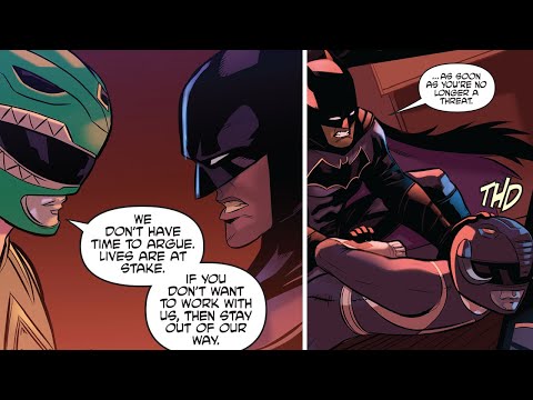 Batman Confronts the Power Rangers