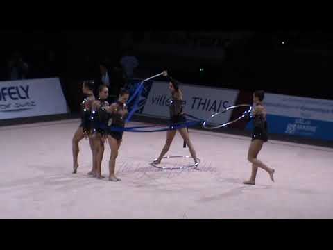 POLAND 3 ribbons 2 hoops - 2012 Thiais Groups EF