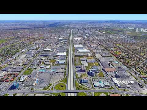 Fairview - Pointe Claire - drone video - Google Earth Studio