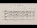[Sheet Music] A Circle of Friends (The Heart Carol ...