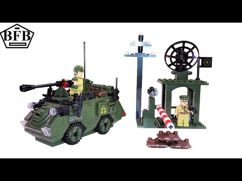 Enlighten Combat Zones Series 808 | Militär Posten & gepanzerte Fahrzeug | Speed Build mit Lego Test