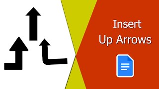 How to Insert in up Arrows in Google Docs