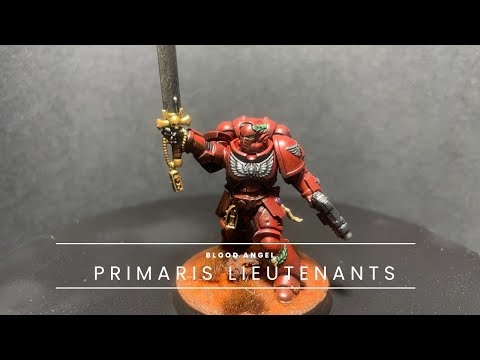 Guide to Painting a Primaris Lieutenant Blood Angel