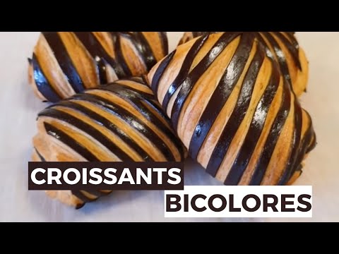 Comment faire des croissants bicolores? Ma technique pour réussir des viennoiseries bicolores.