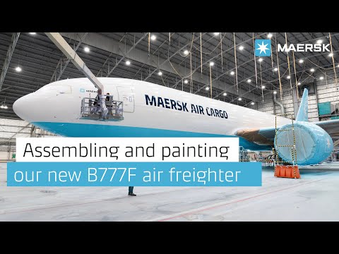 From factory to air fleet: assembly of our new B777F freighter✈️