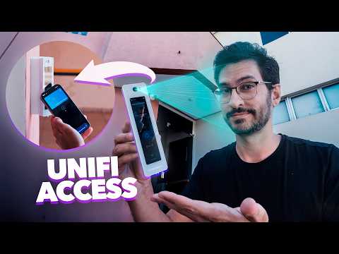 Instalei no MEU PRÉDIO um LEITOR FACIAL! | Controle de Acesso UNIFI G3 Starter Kit Pro