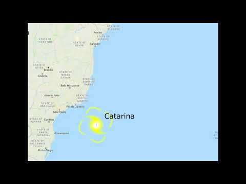 2004 South Atlantic Hurricane Season Animation