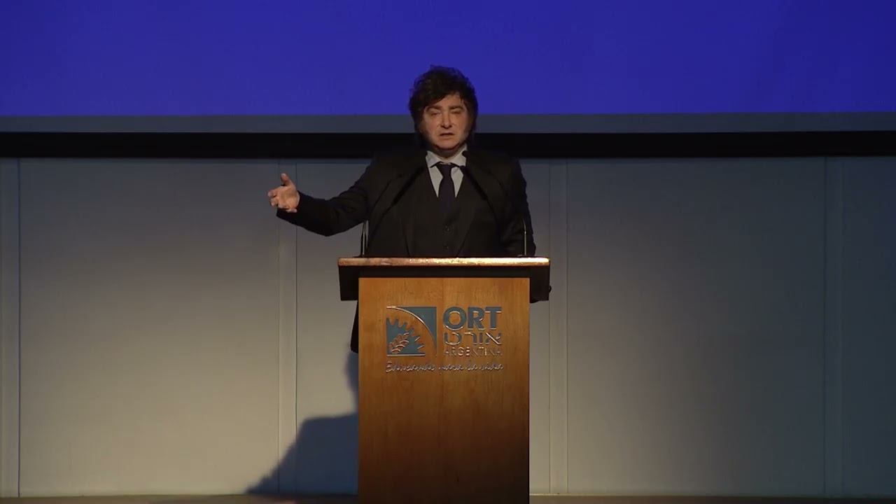Discurso de Javier Milei en el Colegio ORT