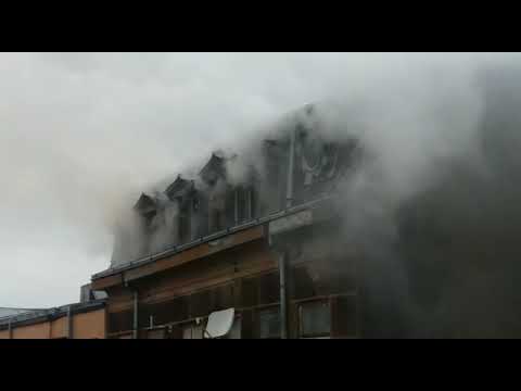 Incendiu la mansarda unei case din Centrul Istoric