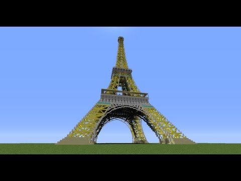 comment construire la tour eiffel dans minecraft