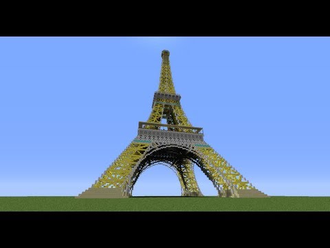 comment construire tour eiffel minecraft