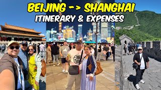 7 Days Beijing - Shanghai 🇨🇳 Itinerary &amp;amp; Expenses Breakdown ✈️💸