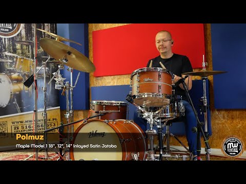 MW-Vintage.pl -  Polmuz Maple Model 1 18", 12", 14" Inlayed Satin Jatoba TEST 4K