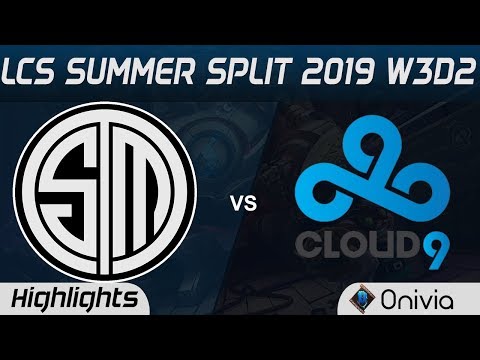 TSM vs C9 Highlights LCS Summer 2019 W3D2 Team Solo Mid vs Cloud9 LCS Highlights by Onivia