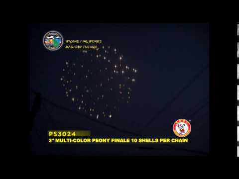 PS3024 - 3 INCH SHELL - WIZARD FIREWORKS
