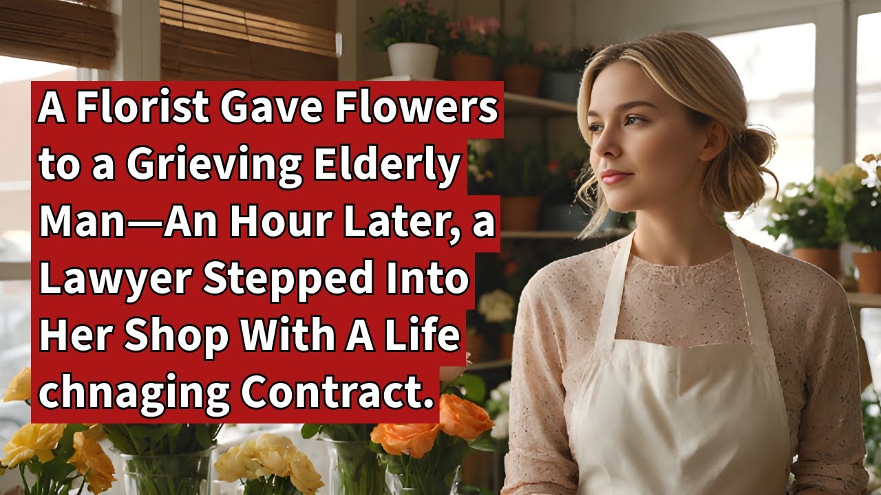 A Florist Gave Flowers to a Grieving Elderly Man—An Hour Later, a Lawyer Stepped Into Her Shop With…