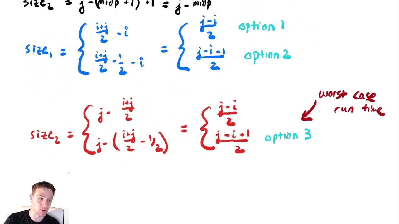 Recurrence Relations 3 -  Binary Search