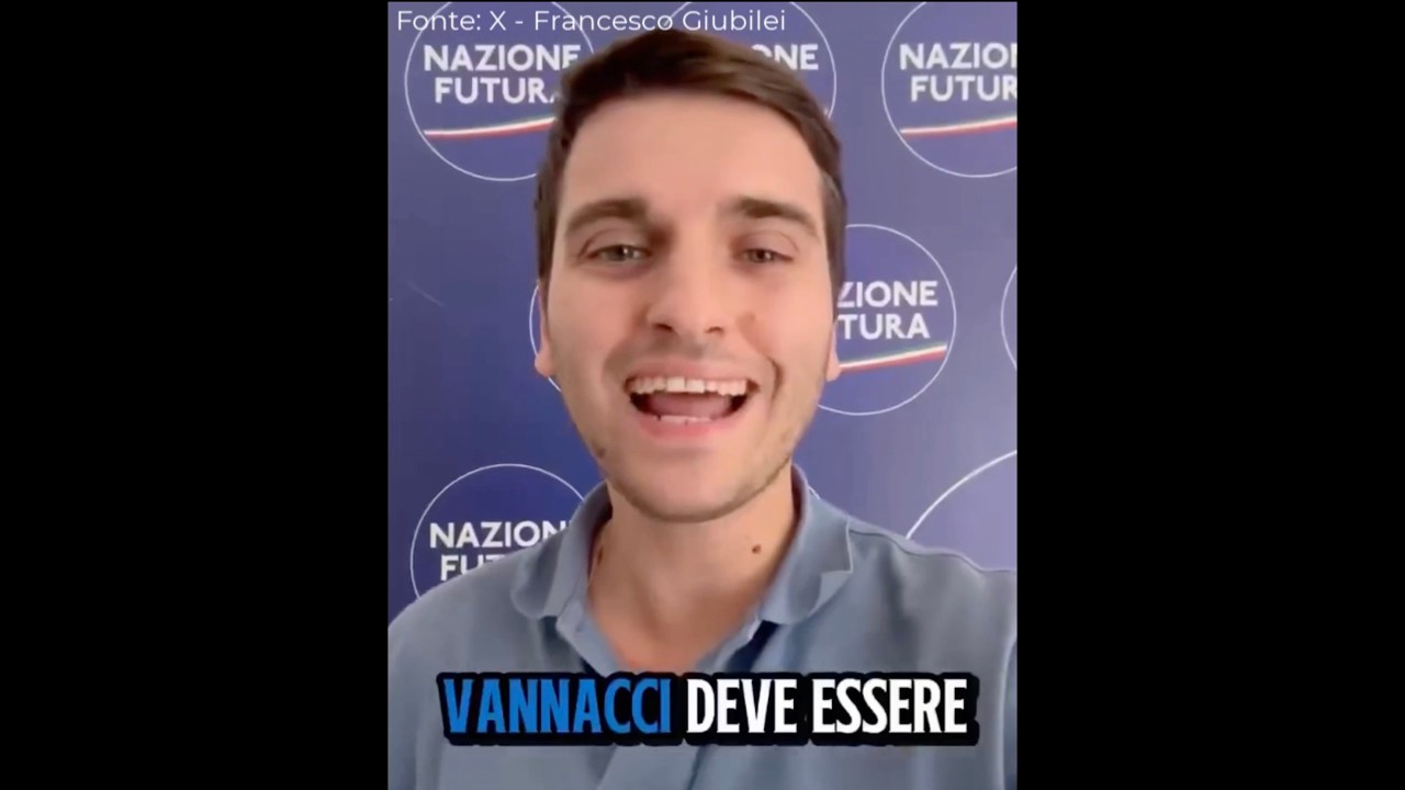 GIUBILEI: "SFIDO VANNACCI, USA GLI INSULTI PERCHÉ SENZA ARGOMENTI"