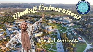 ULUDAĞ ÜNİVERSİTESİ KAMPÜS TURU (En Güncel )fakülteler,yemekhane,kütüp