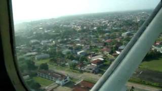preview picture of video 'Suriname take off  vliegveld zorg en hoop'