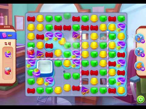 HomeScapes Level 8088 no boosters (13 moves)