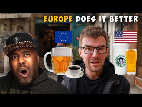AMERICAN LIVING IN EUROPE REACTS TO USA vs EUROPE Cultural Differences