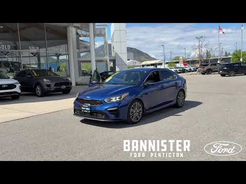 2020 Kia Forte GT DCT in Blue for sale at Bannister Ford Penticton in Penticton, BC