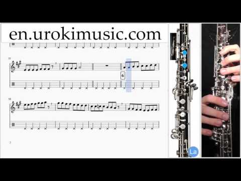 How to Play Oboe Meghan Trainor All About That Bass Part#1 Melody School Learn Class Course Tutorial