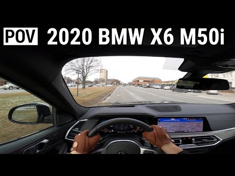 2020 BMW X6 M50i POV Drive