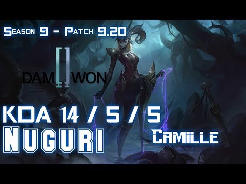 DWG Nuguri CAMILLE vs AATROX Top - Patch 9.20 EUW Ranked