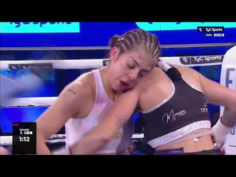 Yennifer Núñez vs. Josefina Gatica  - Boxeo de Primera - TyC Sports