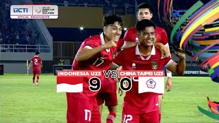 Download lagu INDONESIA 9 VS 0 CHINA TAIPE | HIGHLIGHT AFC U23 ASIAN CUP QATAR 2024 QUALIFIER mp3