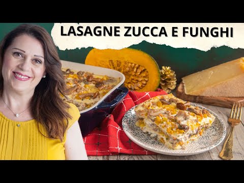 Lasagne zucca, funghi e ragù bianco: primo autunnale perfetto!
