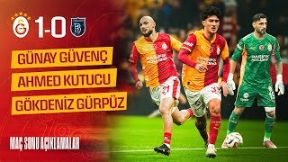 🎙️ Günay Güvenç, Ahmed Kutucu ve Gökdeniz Gürpüz'ün maç sonu açıklamaları | #GSvİBFK