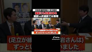[国民民主党大阪府連]維新にも民意はある、維新vs反維新ではもう無理　#足立康史 #白井正三 #維新の会 #足立康史の政策政局徹底解説ch