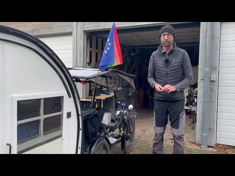 Mit dem FahrradWohnWagen zum Wintertreffen