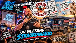 Sul Palco per raccontare di Viaggio ! Sabato il Caotic Motor Pork comincia sognando !