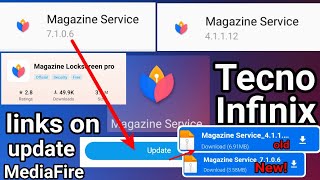 Infinix and Tecno mobiles new Lockscreen Magazine service update