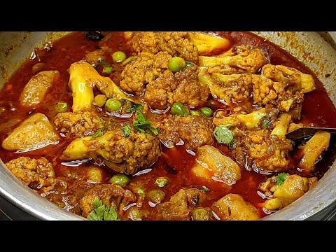 Gobhi Aloo Ki Tari Wali Sabzi | This is how to make special gravy vegetable of potato and cabbage...
