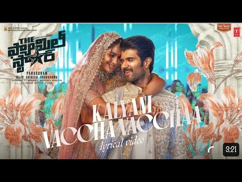 Kalyani Vaccha Vacchaa Lyrical - The Family Star | Vijay Deverakonda, Mrunal | Gopi Sundar Parasuram