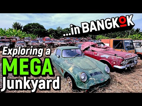 Exploring a Mega Junkyard in BANGKOK (Vintage Car Heaven!)