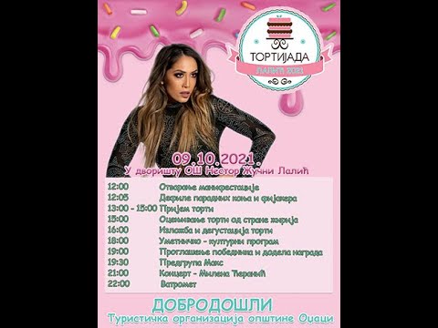 Milena Ćeranić - Koncert - Tortijada Lalić - uživo