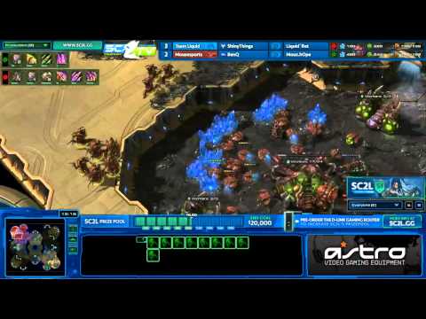 SC2L Week 1: Mousesports vs Team Liquid(русский) Pt2