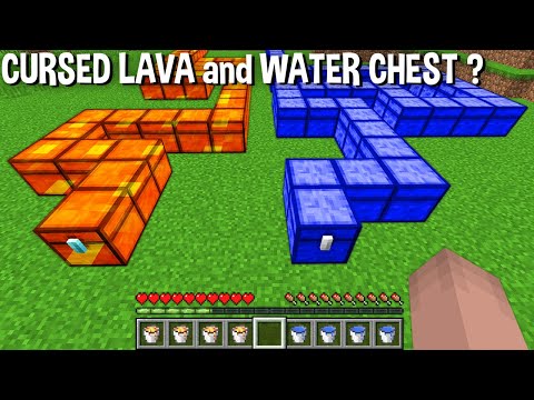 its CURSED LAVA CHEST and WATER CHEST but WHAT INSIDE FORBIDDEN CHEST in Minecraft ???