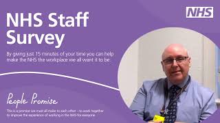 Staff Survey 2022. A message from Alan Duffel, Chief People Officer.