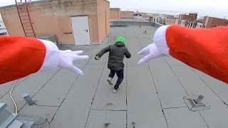 Parkour Santa VS The Grinch | Parkour POV Chase