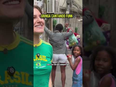 Fiz a gringa virar Mc de Funk 😳🎶