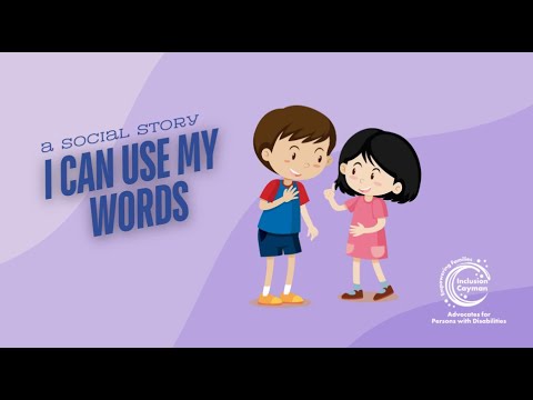I Can Use My Words: A Social Story